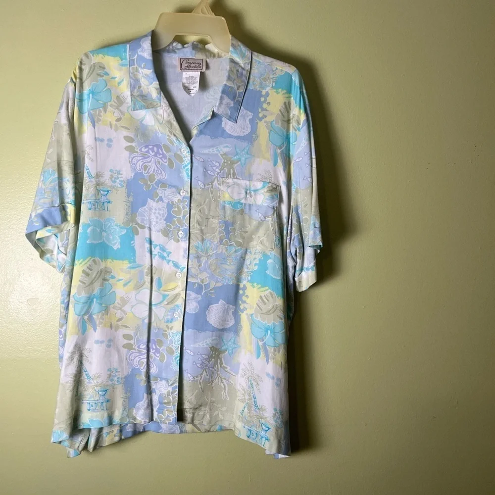 Company collection size 20 women’s Floral Button-Up Shirt - Picture 2 of 10
